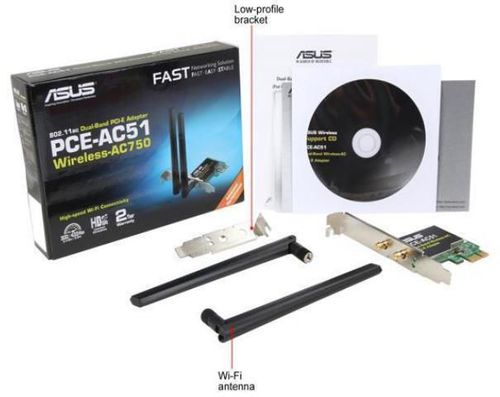 cumpără Adaptor Wi-Fi ASUS AC750 PCE-AC51 în Chișinău 