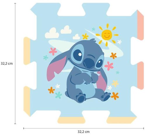 cumpără Covoraș de joacă Trefl 62089 Puzzle din spumă. Lilo&Stitch 2024 în Chișinău 