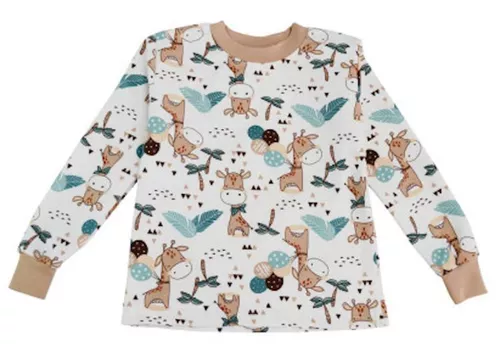 купить Детская одежда Minikin 2430101110 Пижама р-р110, бежевый, унисекс в Кишинёве 