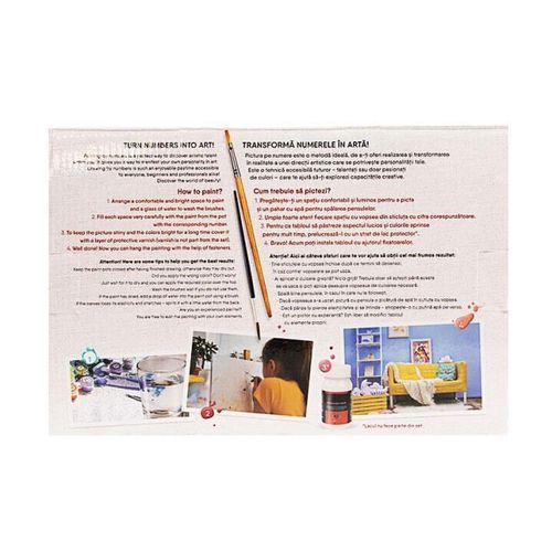 cumpără Tablou pe numere Art Gallery CX4462 20x30cm Tigru serios în Chișinău 