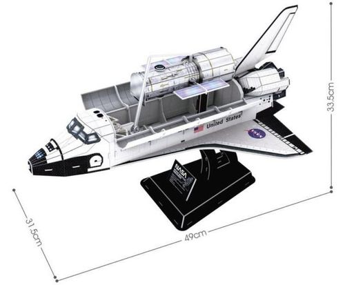 купить Конструктор Cubik Fun DS1057h 3D Puzzle Space Shuttle Discovery в Кишинёве 