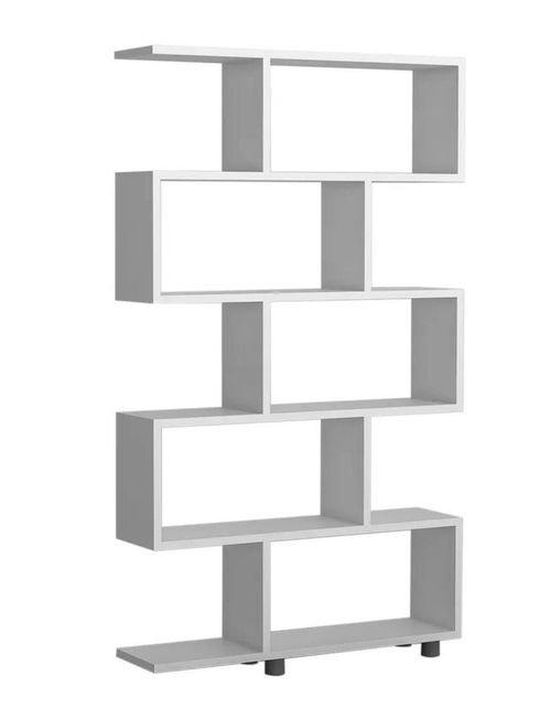 cumpără Raft de birou Trendy Elif, Alb 90x156x20cm, raft de carti în Chișinău 