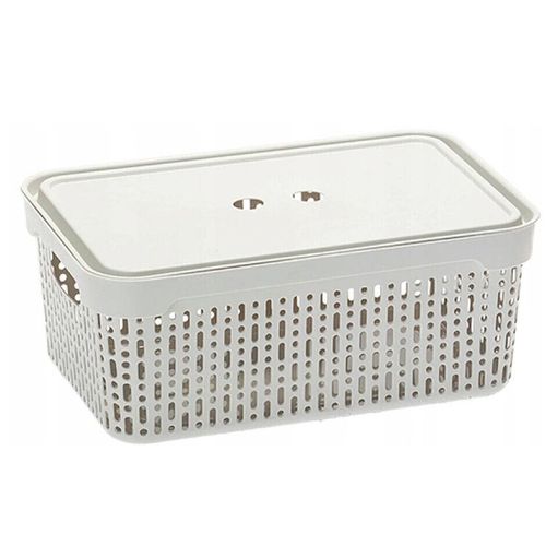 купить Короб для хранения Promstore 57114 Morsetta XL, 39.3x30x13cm, ceata alba в Кишинёве 