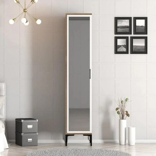 купить Шкаф Trendy Kumsal R-Nuc, Alb в Кишинёве 