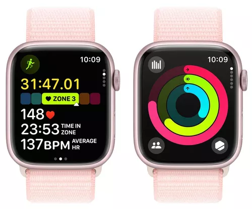 cumpără Ceas inteligent Apple Watch Series 9 GPS 45mm Pink MR9J3 în Chișinău 