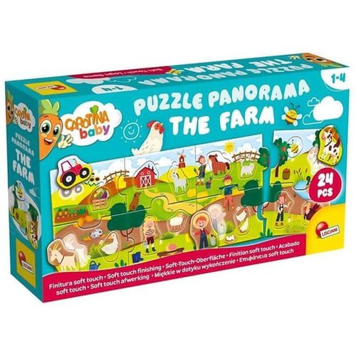 купить Головоломка Lisciani Giochi 105366 Set de puzzle panoramic Ferma, 61993 в Кишинёве 