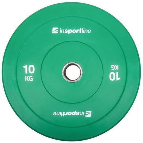 купить Гантель inSPORTline SL-00014310 Disc d=50mm Bumper Plate Go 10kg 31396 в Кишинёве 
