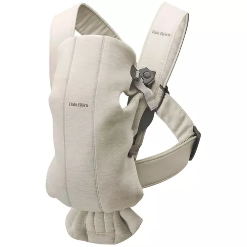 cumpără Marsupiu pentru copii BabyBjorn 021087E1 Mini 3D Jersey, Light Beige în Chișinău 