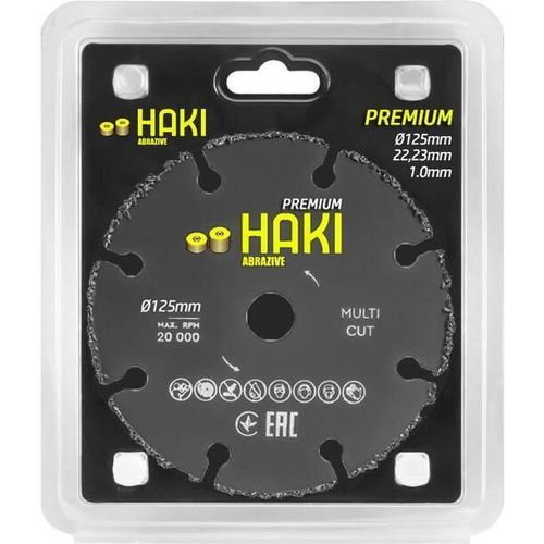 купить Диск отрезной Haki 8032 диск отрезной многофункциональный CARBIDE 125×22,2мм в Кишинёве 