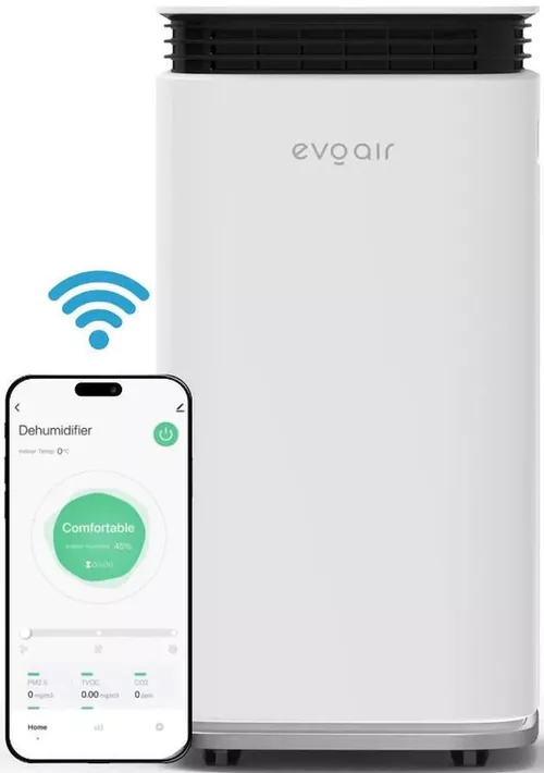 cumpără Dezumidificator de aer EvoAir FlexiDry 12 Smart, 12l/24h, Senzor de Umiditate în Chișinău 