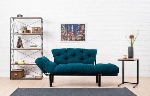 cumpără Canapea Trendy Nitta Albastru Petrol, 70x85x155cm în Chișinău 
