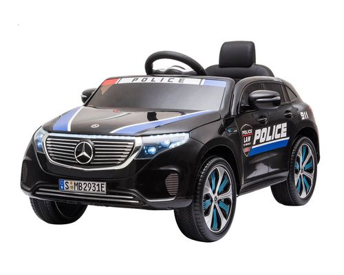 Masina electrica KikkaBoo Mercedes Benz EQC400 Police Black 