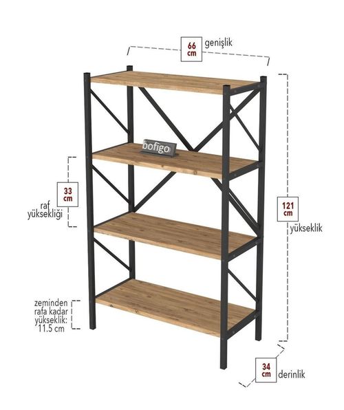 cumpără Raft de birou Bofigo 15-09-02 Pine în Chișinău 