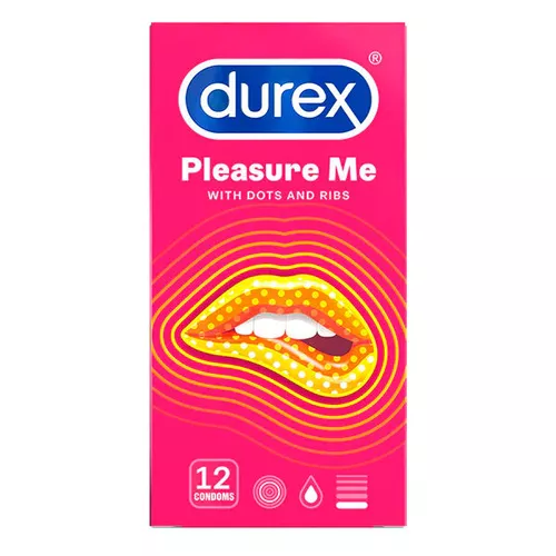 Prezervative cu extra-stimulare Durex Pleasure Me (12 buc) 