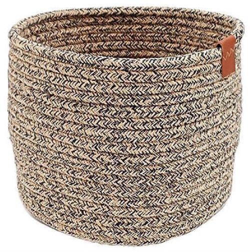 купить Короб для хранения H&S 48394.2 Плетеная корзина 17x13 см, высокая, круглая в Кишинёве 