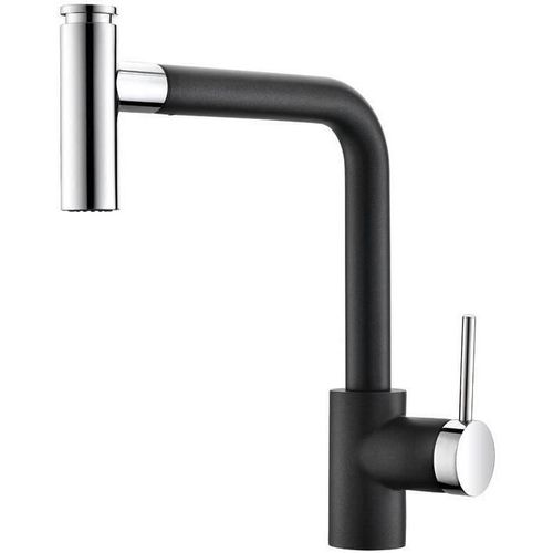 купить Смеситель кухонный Helika-AquaSanita 7783-601 Dolus Black metallic в Кишинёве 
