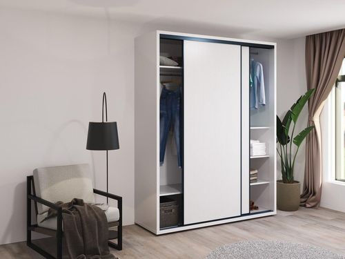 купить Шкаф Bayro Murano 1800x2300x600 белый, купе в Кишинёве 