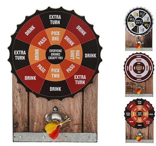 купить Дартс Promstore 46708 Joc de bar Darts 27x40cm, cu eschizator de sticle montabil pe perete в Кишинёве 