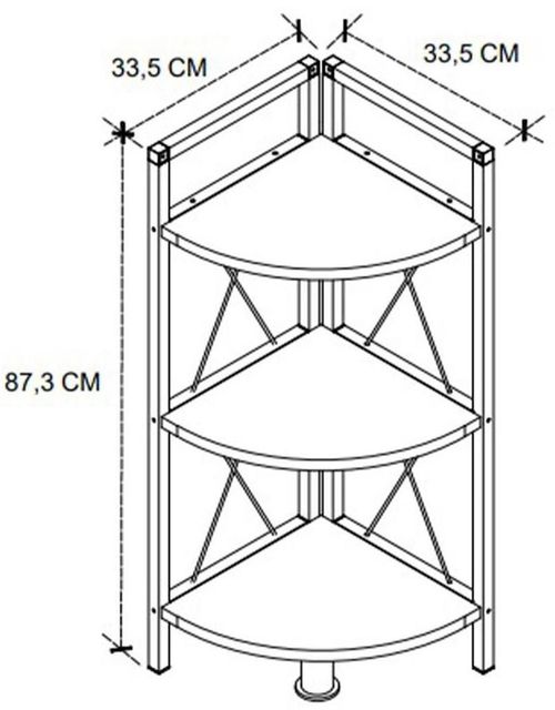 cumpără Etajeră Bofigo 15-10-01 White în Chișinău 