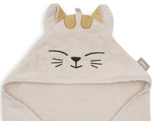 cumpără Accesoriu pentru baie Jollein 534-514-68134 Prosop cu gluga Terry Charlie Cat, 75x75cm în Chișinău 