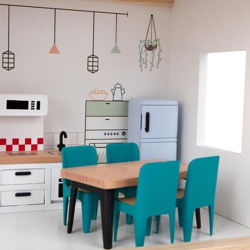 купить Домик для кукол Tooky Toy TH919 Căsuța pentru Păpușă din lemn, 57239 в Кишинёве 