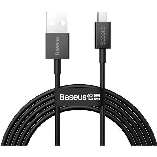 cumpără Cablu telefon mobil Baseus CAMYS-A01 USB to Micro USB 2A 2m Superior Series, Black în Chișinău 