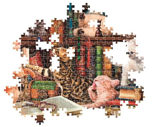 cumpără Puzzle Clementoni Puzzle 1000 Curious whiskers 2026 (37107) în Chișinău 