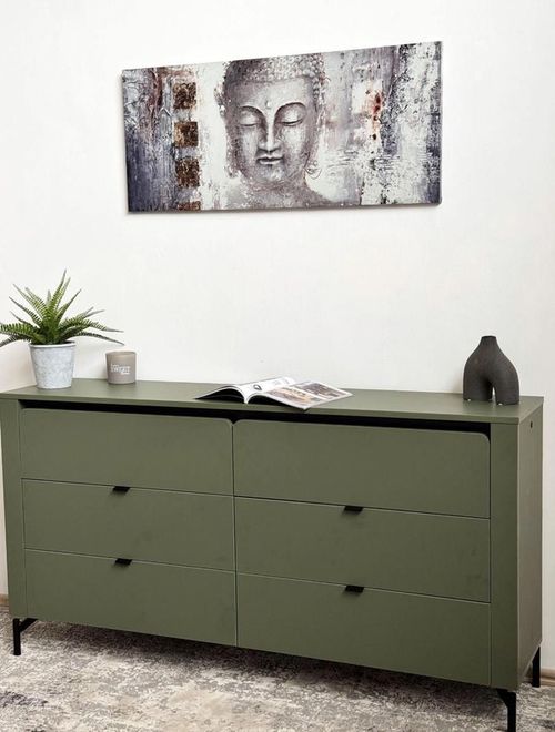 купить Комод Fabrik Home Velori Зеленый дымчатый в Кишинёве 