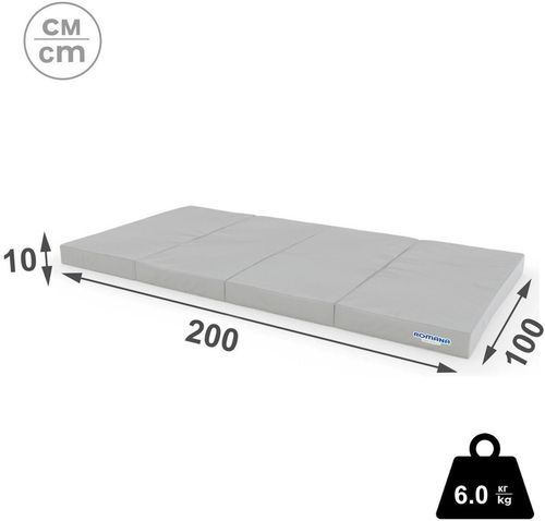 купить Спортивное оборудование Romana (5.078.10) 2x1x0,1m Grey, мягкий щит/мат в Кишинёве 