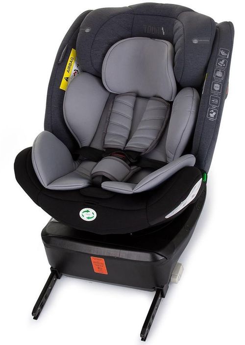 cumpără Scaun auto Chipolino STKTRN02403GY I-Size 40-150cm Isofix 360 Tourino Grey Mix în Chișinău 