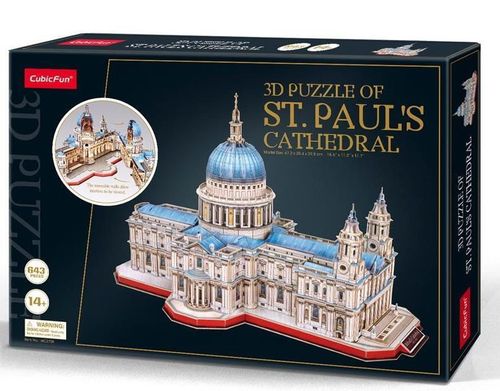 cumpără Set de construcție Cubik Fun MC270h 3D Puzzle St.Pauls Cathedral în Chișinău 