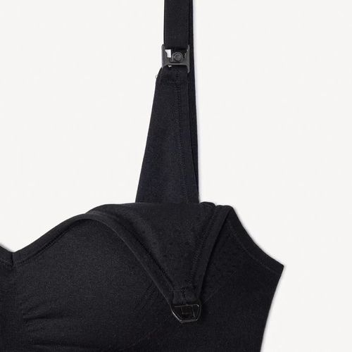 cumpără Sutien pentru alaptat Premaman HADBAD-NOI-T02 Sutien pentru alaptare fara cusaturi Negru, marimea 2 în Chișinău 