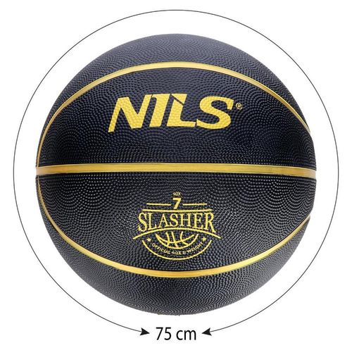 cumpără Minge Nils 6722 Minge baschet N7 NPK270 Black (10-20-102) în Chișinău 