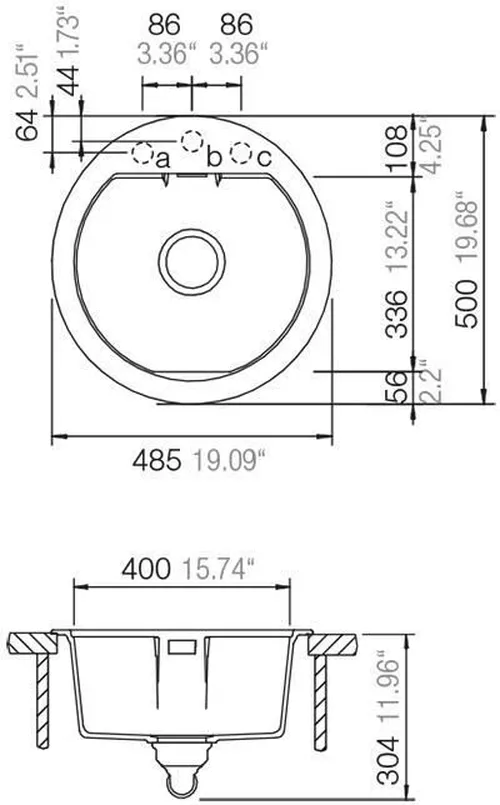 купить Мойка кухонная Schock Cristadur Mono R-100 в Кишинёве 