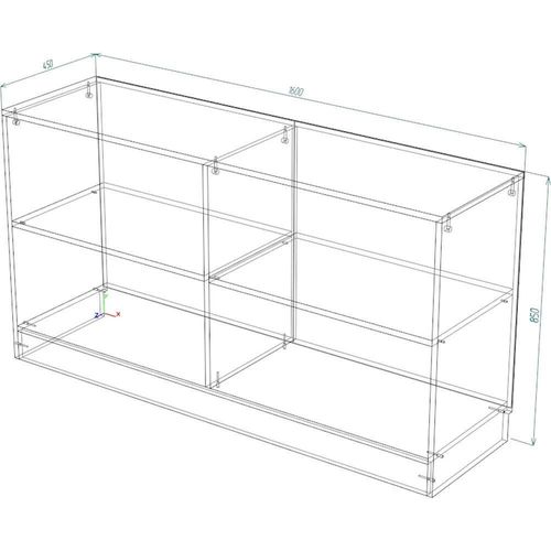 купить Комод Smartex (16400) Т7 160cm Stejar Deschis в Кишинёве 
