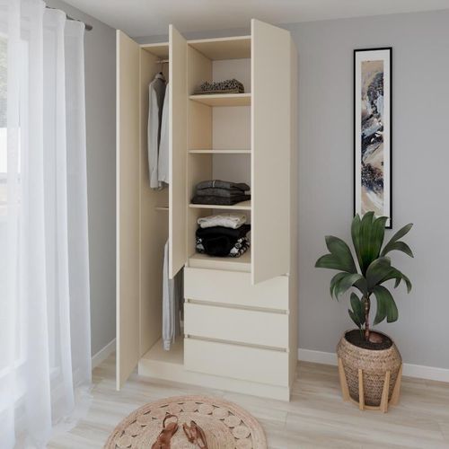 купить Шкаф Smartex (15865) N15 100cm Ivory в Кишинёве 