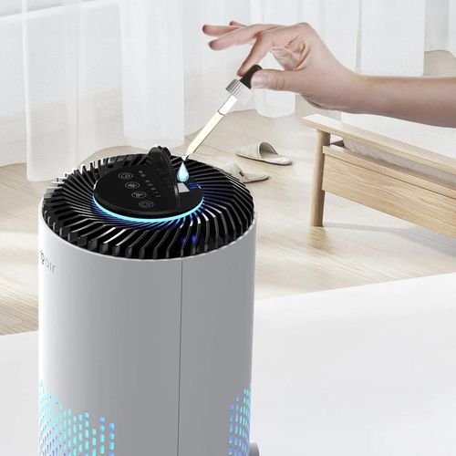 cumpără Purificator de aer EvoAir Zuno, Filtru 3 in 1 True HEPA, Carbon Activ, Lampă UV, 3 viteze, Alb în Chișinău 