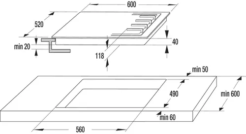 купить Встраиваемая поверхность газовая Gorenje GT642SYW в Кишинёве 