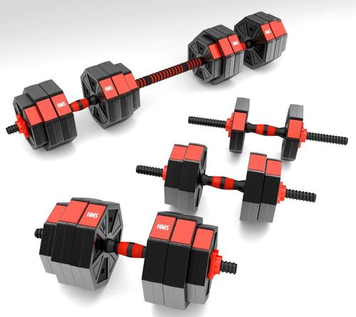 купить Гантель HMS 5568 Set gantere si bare 30kg SGC30 (17-57-031) в Кишинёве 