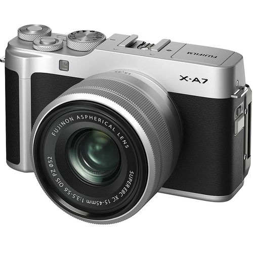 купить Fujifilm X-A7 Silver XC15-45mm kit, Mirrorless Digital Camera Fujifilm X System (Aparat fotografic) в Кишинёве 