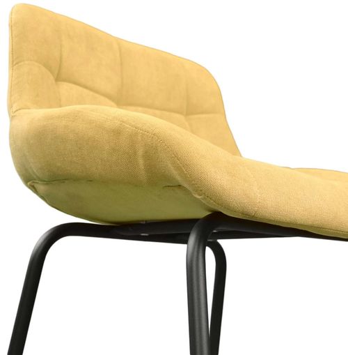 cumpără Scaun de bar Deco Nicole CFS Hoker LB SORO-40+Black Leg Yellow în Chișinău 