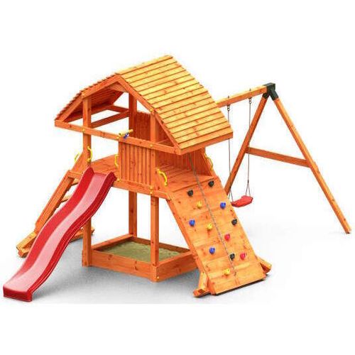 cumpără Teren de joacă Fungoo GIANT MOVE RED teak painted în Chișinău 