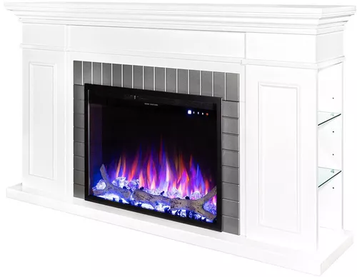 купить Камин электрический ArtFlame Safina & Tomas maxi, 900x1700x300 mm, Alb в Кишинёве 