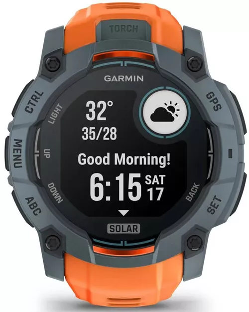купить Смарт часы Garmin Instinct 3, 50 mm, Solar, Twilight with Solstice Band (010-02935-01) в Кишинёве 