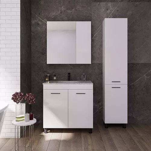 купить Зеркало для ванной miscellaneous NANTES 85 Alb cu dulap baie в Кишинёве 