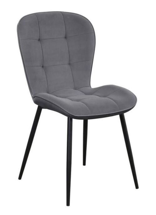 купить Стул Interdepo GIO, Dark Grey Velour в Кишинёве 