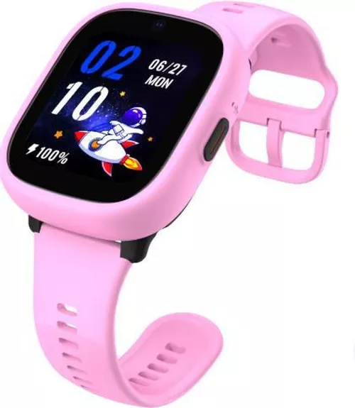 купить Детские умные часы Lagenio LGKSWK3PK With 2 Straps Pink and Purple в Кишинёве 