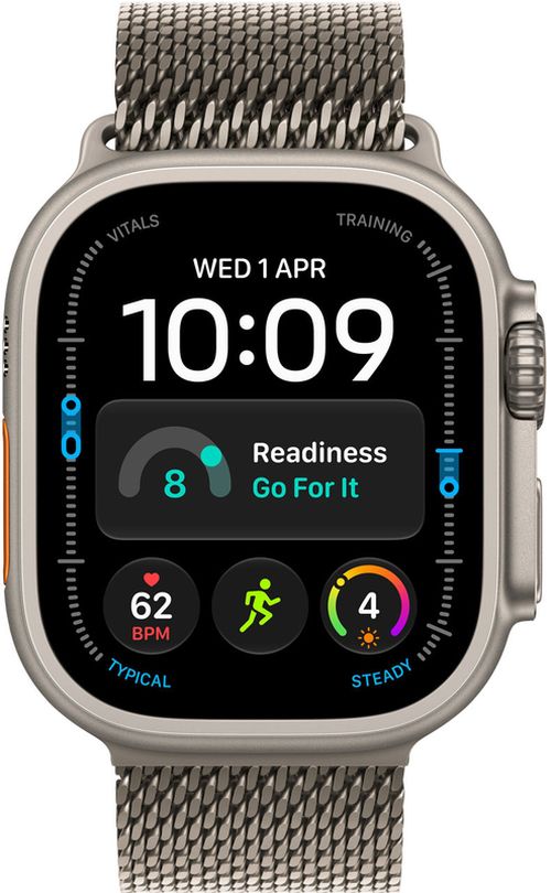 cumpără Ceas inteligent Apple Watch Ultra 4 GPS Cellular 49mm Natural Titanium Case with Natural Titanium Milanese Loop S MJA84 în Chișinău 