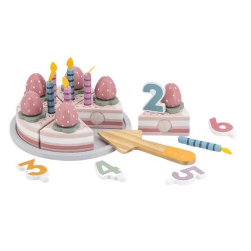 cumpără Set de construcție PolarB 44060 Set de joc din lemn Tortă, 25 piese în Chișinău 