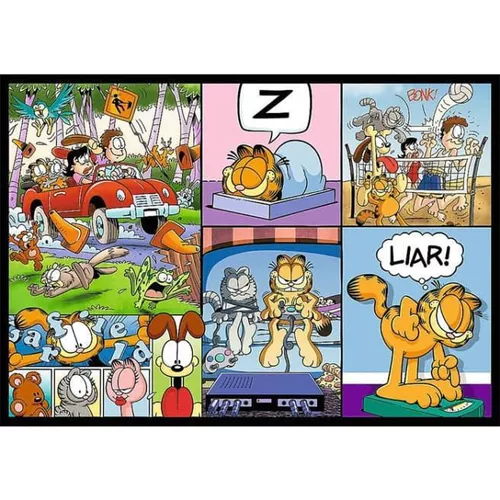 cumpără Puzzle Trefl 13344 Puzzle 4x250. Lui Garfield nu-i plac zilele de luni în Chișinău 